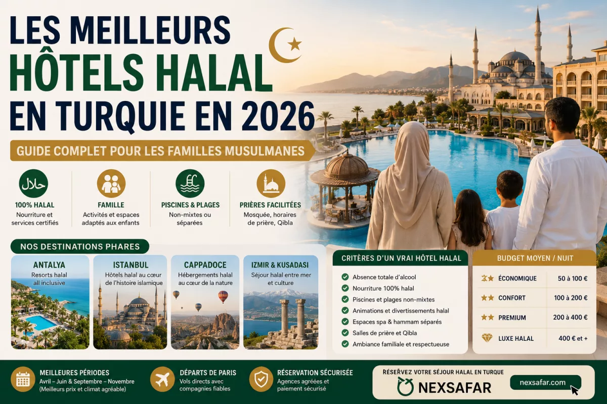 Les Meilleurs Hôtels Halal en Turquie en 2026 : Guide Complet pour les Familles Musulmanes